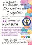 03.10.2024: Einweihung - Generationen Dorfplatz