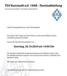 26.10.2023: Tennisabteilung - TSV Kunreuth